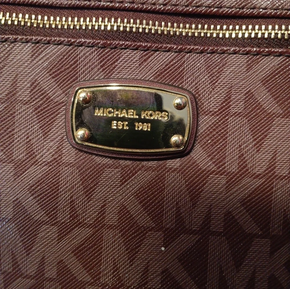 Michael Kors Marrón Wristlet and mini handbag bag semi new - Picture 3 of 6